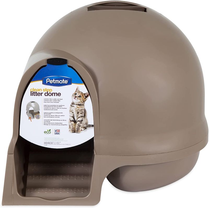 Photo 1 of 
PETMATE Dome Litter Box
Style:Litter Box
Color:Titanium