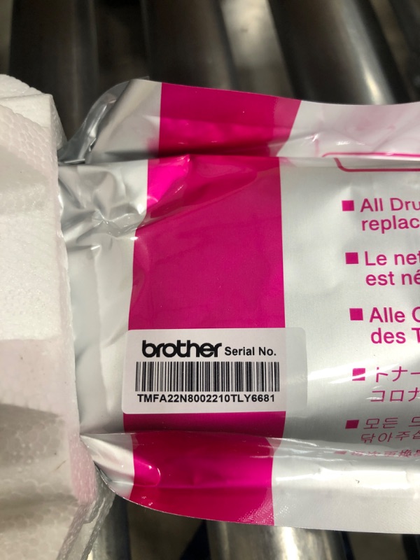 Photo 3 of Brother TN-221M DCP-9015 9020 HL-3140 3150 3170 3180 MFC-9130 9140 9330 9340 Toner Cartridge (Magenta) in Retail Packaging
