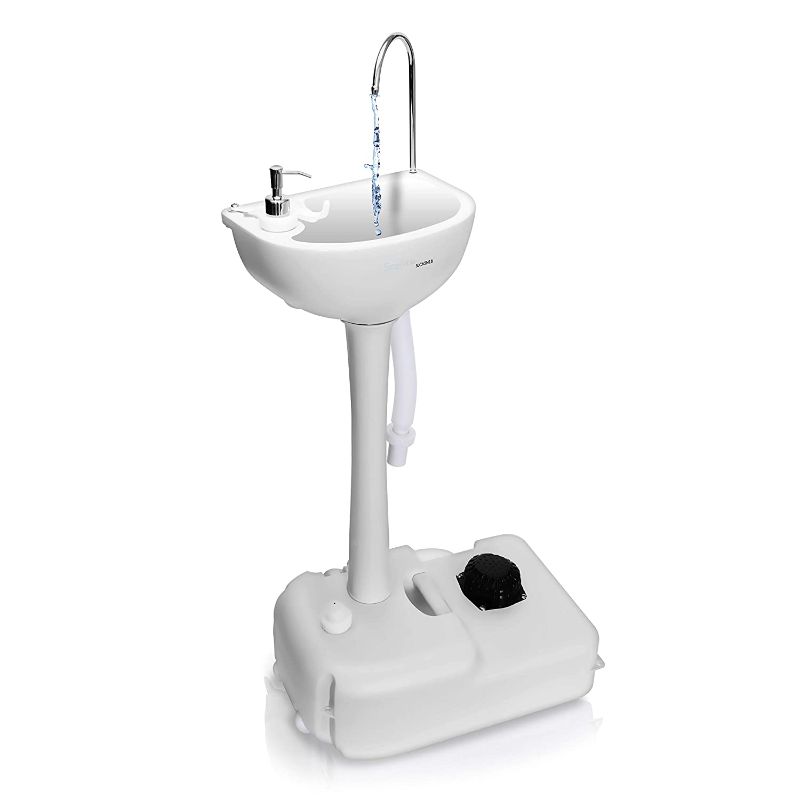 Photo 1 of ** COMES IIN WITH TWO PACK **
SereneLife Relax AZSLCASN18 Portable Sink White
