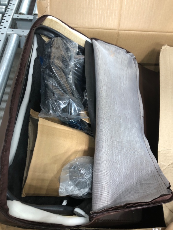 Photo 5 of Amazon Basics Classic Puresoft Padded Mid-Back Office Computer Desk Chair with Armrest - Brown
25.75"D x 24.25"W x 42.25"H
