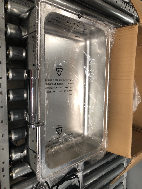 Photo 1 of PYY Chafing Dish Buffet Set, Buffet Servers and Warmers Professional Chaffing Server Set Commercial Chafer for Catering (Electric Plate Heating)
22.4 " X 16.1" X 7.8