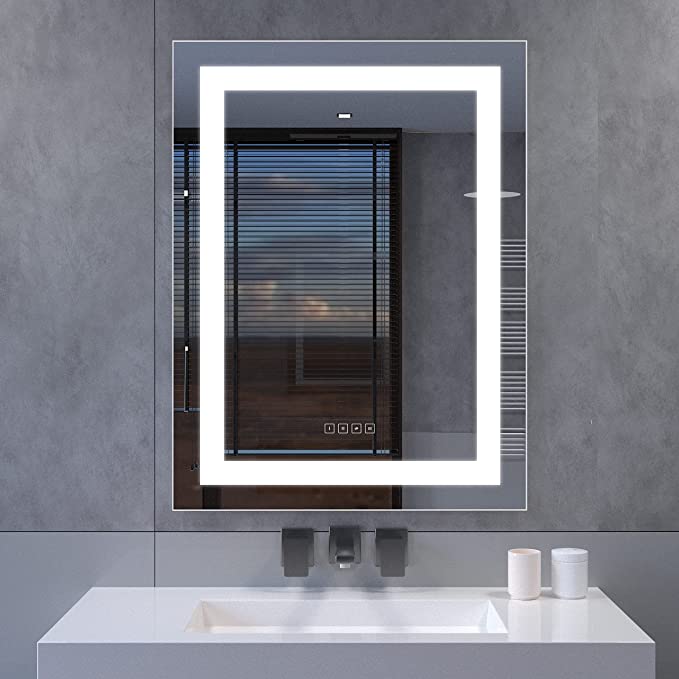 Photo 1 of 24*36 inch LED Lighted Bathroom Wall Mounted Makeup Vanity Mirror