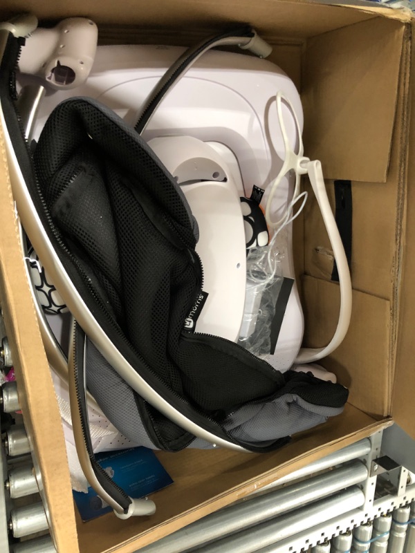 Photo 1 of 4moms® mamaRoo 4 Multi-Motion™ Baby Swing, Bluetooth Baby Rocker with 5 Unique Motions, Cool Mesh Fabric, Dark Grey
