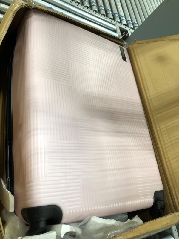 Photo 2 of American Tourister Stratum XLT Expandable Hardside Luggage with Spinner Wheels, Pink Blush, 3-Piece Set (20/24/28)
