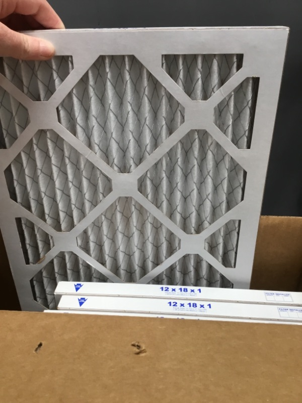 Photo 2 of 12x18x1 Pleated MERV 12 Air Filters 6 Pack