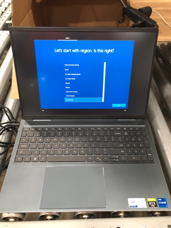 Photo 4 of Dell Inspiron 16 7610 16 Inch Thin Laptop, Non-Touch IPS Display - Intel Core i7-11800H, 16GB DDR4 RAM, 512GB SSD, NVIDIA GeForce RTX 3050 Graphics, Windows 11 Home - Mist Blue
