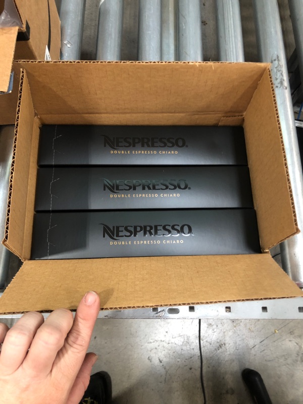 Photo 2 of *EXP: 6/30/2022 NO REFUNDS* Nespresso Capsules VertuoLine, Double Espresso Chiaro, Medium Roast Espresso Coffee, 30 Count Coffee Pods, Brews 2.7 Ounce
