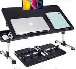 Photo 1 of Lap Desk for Laptop,BUILDEC Adjustable Laptop Stand for Desk Black 