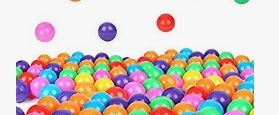 Photo 1 of Ball Pit Balls, 2.2 inches/5.5 cm Assorted Colors 