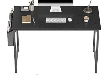 Photo 1 of CubiCubi Computer Desk 47" Study Writing Table for Home Office, Black 