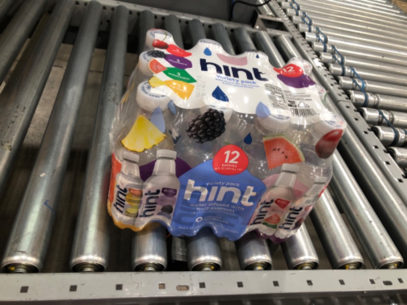 Photo 2 of *EXP: 3/11/2023 NO REFUNDS* Hint Water Best Sellers Pack (Pack of 12), 16 Ounce Bottles, 3 Bottles Each of: Watermelon, Blackberry, Cherry, and Pineapple, Zero Calories, Zero Sugar and Zero Sweeteners
