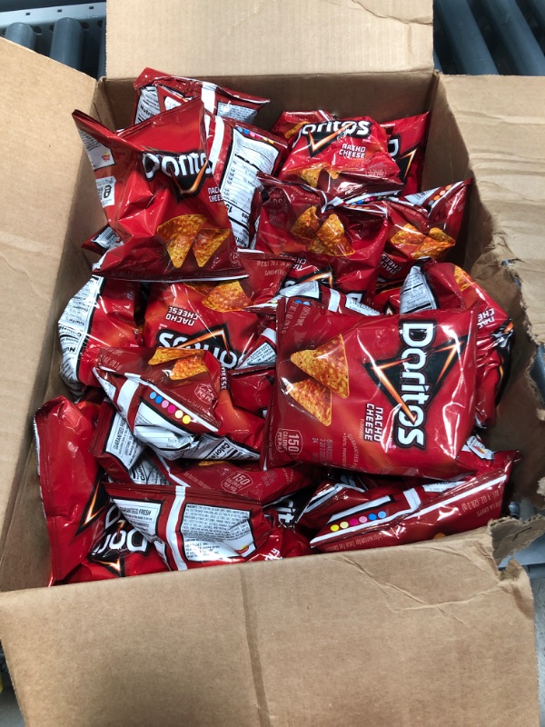 Photo 2 of *EXP:3/8/2022 NO REFUNDS* Doritos Nacho Cheese Flavored Tortilla Chips, 1 oz (Pack of 40)
