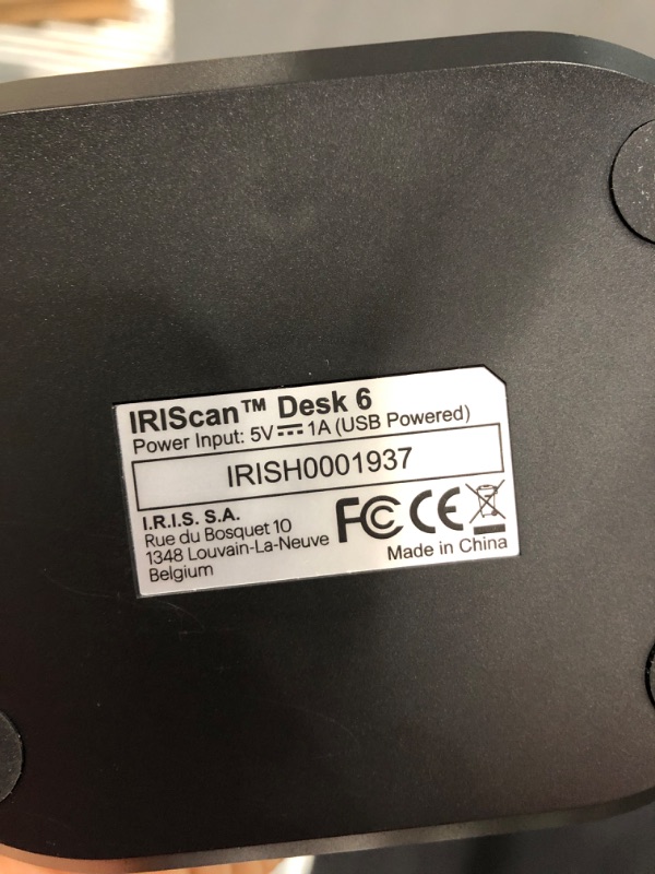 Photo 1 of IRIScan Desk 6 Pro-Professional Color Document
