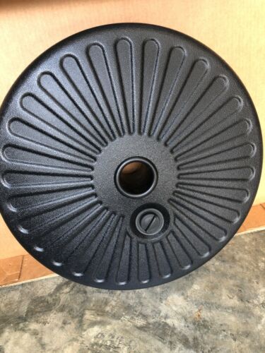 Photo 1 of 20" Round 50 LB Hard Plastic Patio Umbrella Water Sand Fillable Base AF-US003
