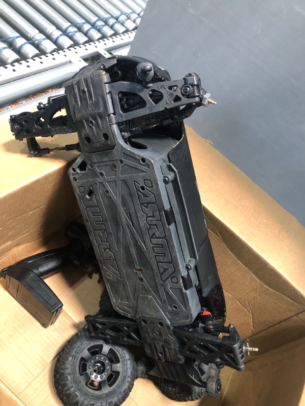 Photo 4 of ARRMA 1/10 Big Rock 4X4 V3 3S BLX Brushless Monster RC Truck RTR (Transmitter and Receiver Included, Batteries and Charger Required), Black, ARA4312V3
