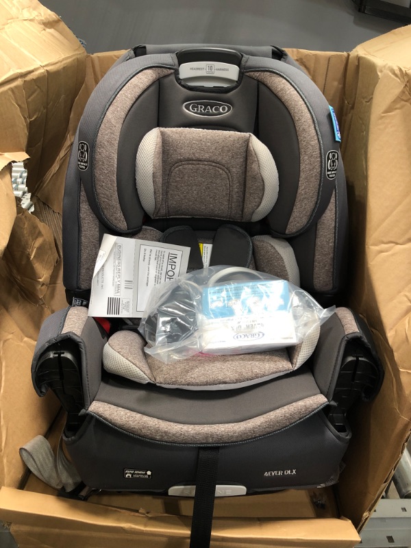 Photo 2 of Graco 4Ever DLX 4 in 1 Car Seat, Infant to Toddler Car Seat, with 10 Years of Use, Bryant , 20x21.5x24 Inch (Pack of 1)
