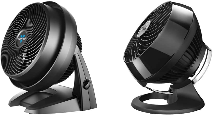 Photo 1 of Vornado 630 Mid-Size Whole Room Air Circulator Fan & 460 Small Whole Room Air Circulator Fan with 3 Speeds, Black
