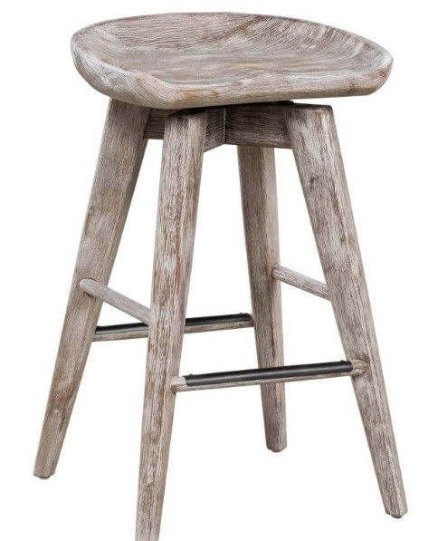 Photo 1 of 24" Bali Swivel Counter Height Barstool - Boraam

