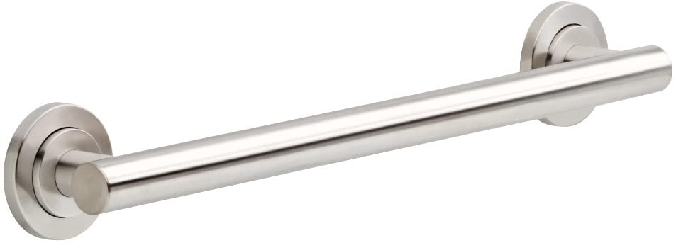 Photo 1 of 
Franklin Brass VOI5918-SS Voisin Decorative ADA Bathroom Shower Safety Grip/Grab Bar, 18" x 1-1/4 in