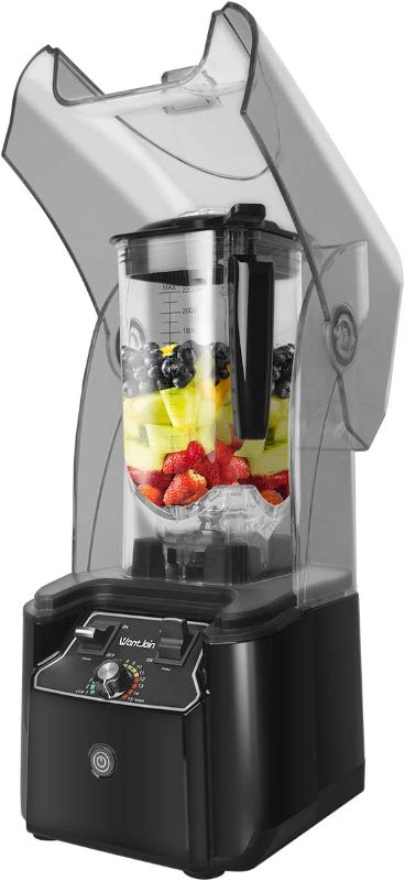 Photo 1 of 
WantJoin Commercial Professional Blender With Shield Quiet Sound Enclosure 2200W 