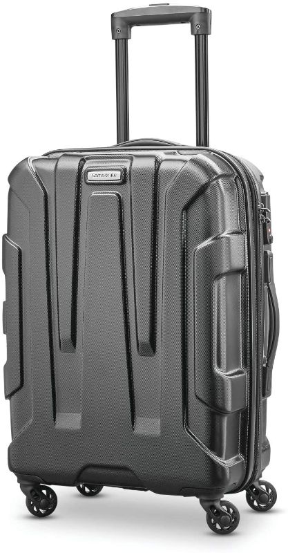 Photo 1 of Samsonite Centric Hardside Expandable Luggage with Spinner Wheels, Black, Carry-On 20-Inch