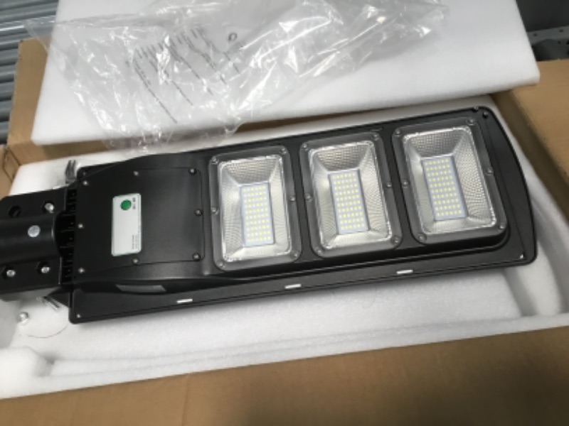 Photo 2 of 2 Pack 300W Solar Street Lights, 6000LM LED Solar Power Street Light LOVUS, ST60-039-2