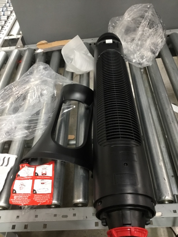 Photo 4 of Honeywell QuietSet Whole Room Tower Fan-Black, HYF290B