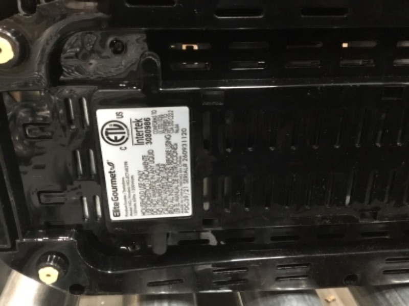Photo 1 of Elite Gourmet ECT-4829B Long Slot Toaster Extra Wide Slots for Bagel Waffles, 4 Slice, Black