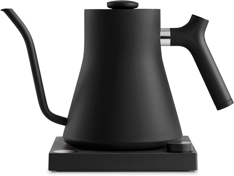 Photo 1 of Fellow Stagg EKG Electric Gooseneck Kettle - Pour-Over Coffee and Tea Pot, Stainless Steel, Quick Heating, Matte Black, 0.9 Liter
