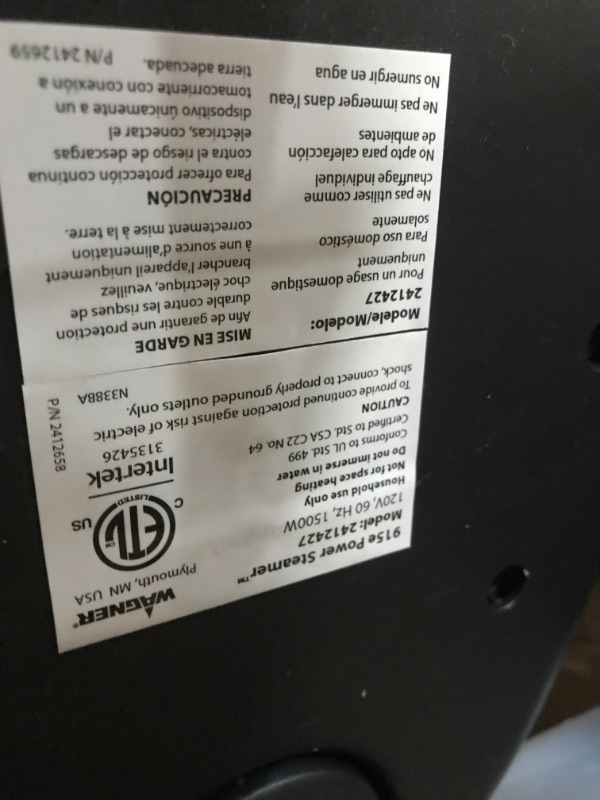 Photo 1 of Wagner Spraytech C900054.M, 905e AutoRight SteamMachine Multi-Purpose Steam Cleaner, 12 Accessories Included, Steamer, Steam Cleaners, Steamer for cleaning, Power Steamer