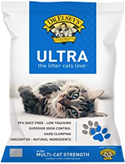 Photo 1 of Dr. Elsey's Precious Cat Ultra Unscented Clumping Clay Cat Litter, 40-lb bag