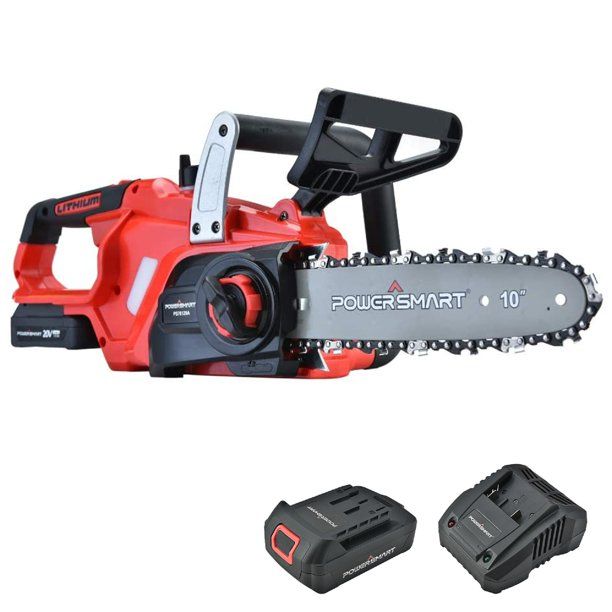 Photo 1 of **PARTS ONLY**
PowerSmart PS76120A 10 inch 20 V Cordless Chain Saw
