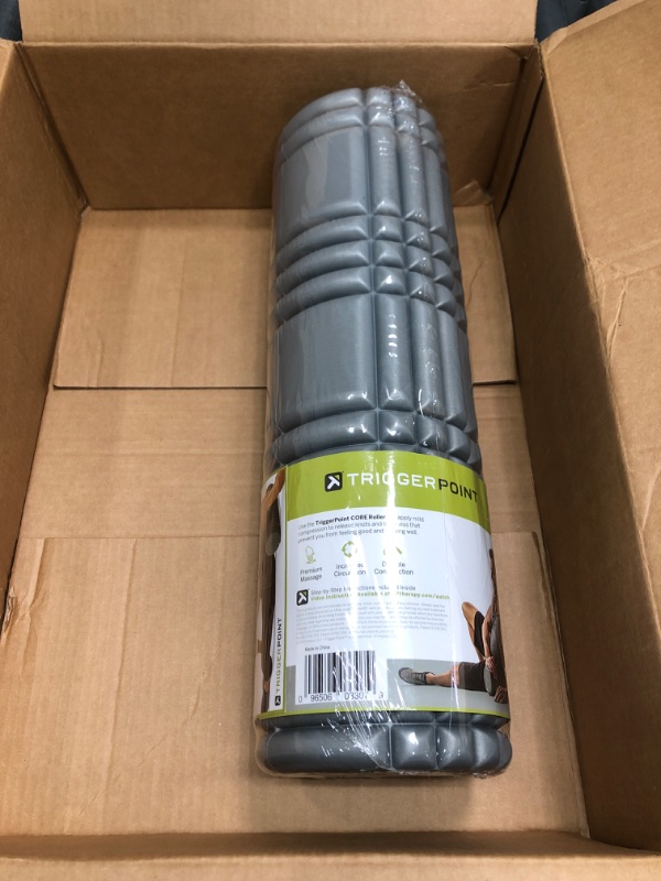 Photo 2 of Trigger Point 18" Solid Core Foam Roller - Gray