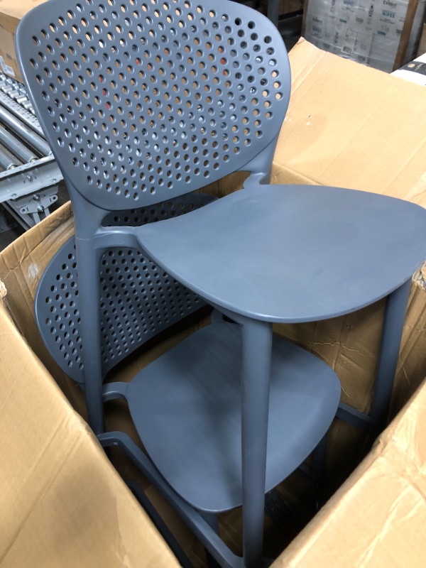 Photo 1 of 2 Sets of Dark Gray High Top Chair 