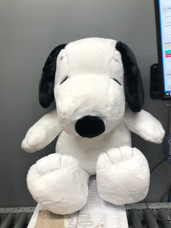 Photo 2 of **HAS SMALL STAINS, ANS TEAR UNDER LEFT ARM**
Animal Adventure® | Peanuts® | Snoopy | 32"?Jumbo Collectible Plush

