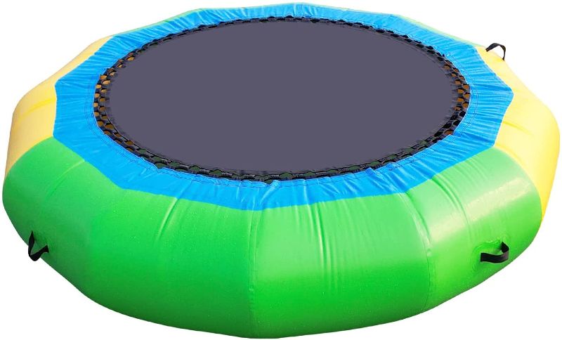 Photo 1 of ***SLOW LEAK*** Water Trampolines for Lake, UeeVii 10Ft Water Bouncer, Great Bounce, Easy to Set up and Store
