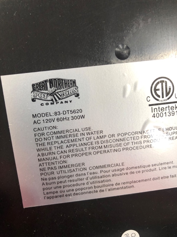 Photo 2 of Great Northern Popcorn Company 83-DT5620 Northern Company GNP BlackGNP Little Bambino 2-1/2 Ounce Retro Style Popcorn Popper Machine, 2.5 Ounce, Black
