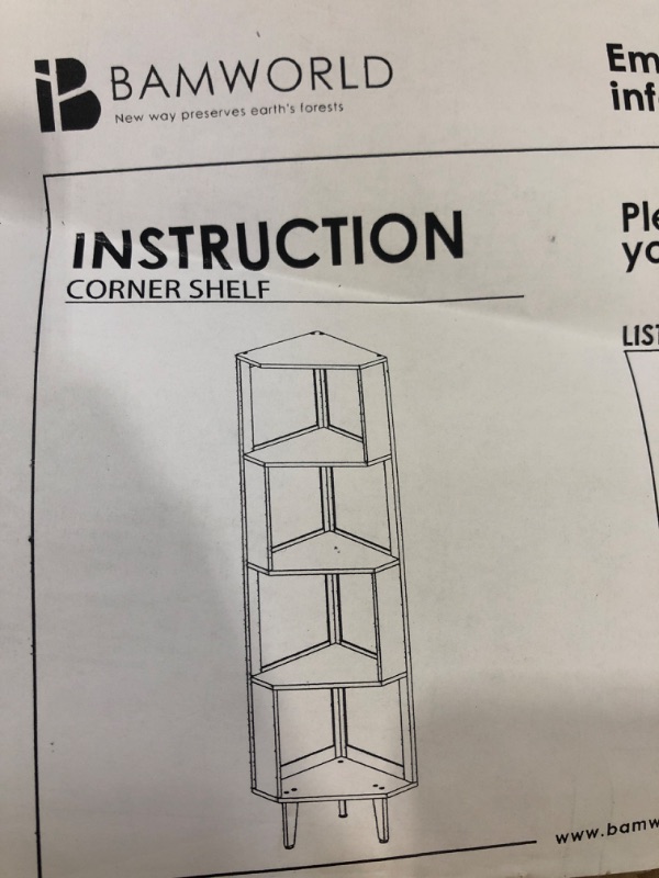 Photo 1 of ***INCOMPLETE** Bamworld corner shelf