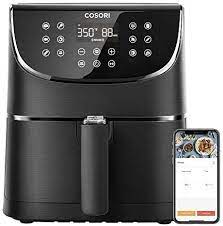 Photo 1 of COSORI Smart WiFi Air Fryer 5.8QT(100 Recipes), 1700-Watt Programmable Base for Air Frying & Air Fryer Replacement Basket 5.8QT For COSORI Black CP158-AF, CS158 & CO158 Air Fryers
