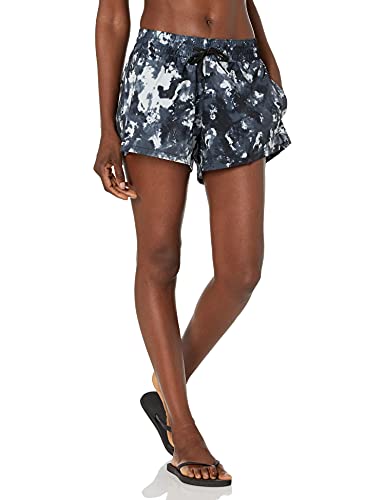 Photo 1 of Kanu Surf Women's Darren Stretch UPF 50+ Active Swim and Workout Boardshort, Seafoam Black, SIZE 0