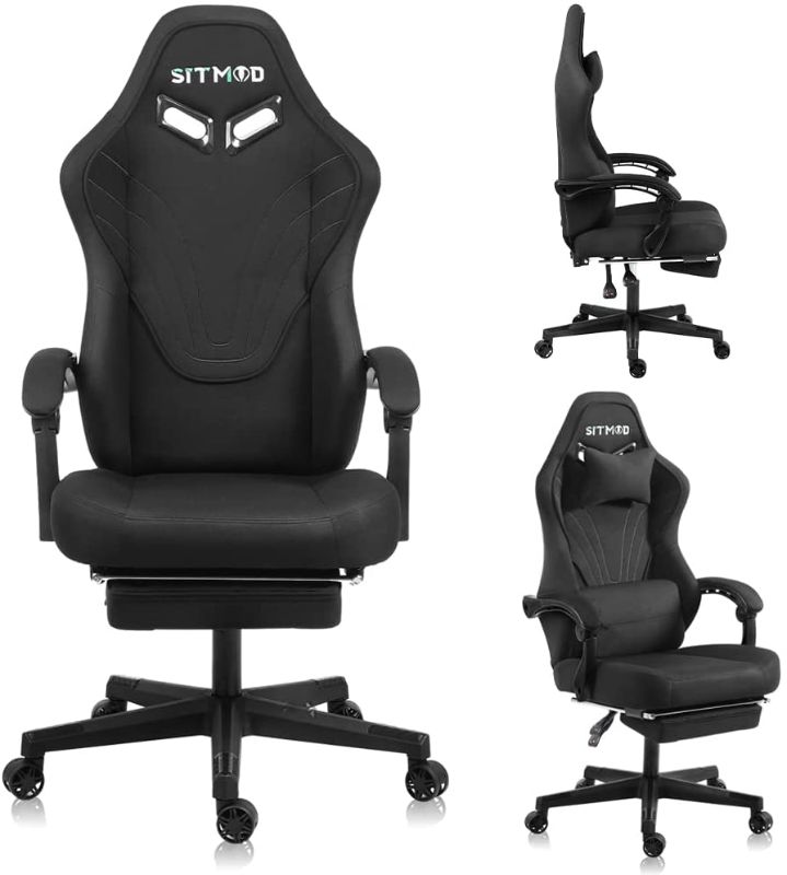 Photo 1 of SITMOD Gaming Chairs for Adults Executive Office Chair Back Support Comfy Fabric Ergonomic Chair