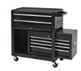 Photo 1 of ***STOCK PHOTO NOT EXACT*** Rolling Tool Chest with Sliding Drawer, Removable Tool Box 4 Drawers. Lockable Tool Storage Cabinet for Garage and Repair Shop (Black)

**Unknown brand**