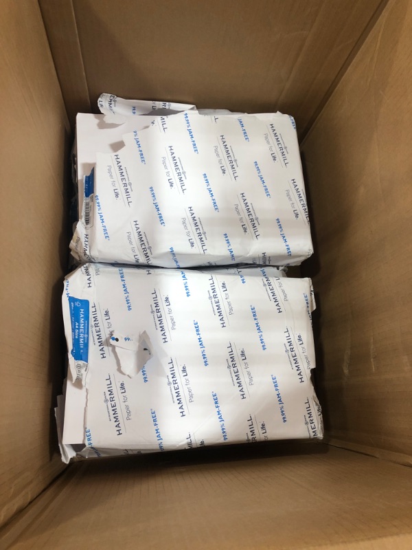 Photo 1 of Hammermill A4 Paper, 20 Lb Copy Paper (210mm X 297mm) - 1 Ream (500 Sheets) - 92 Bright, Made in the USA, 105500R 10 pack 
