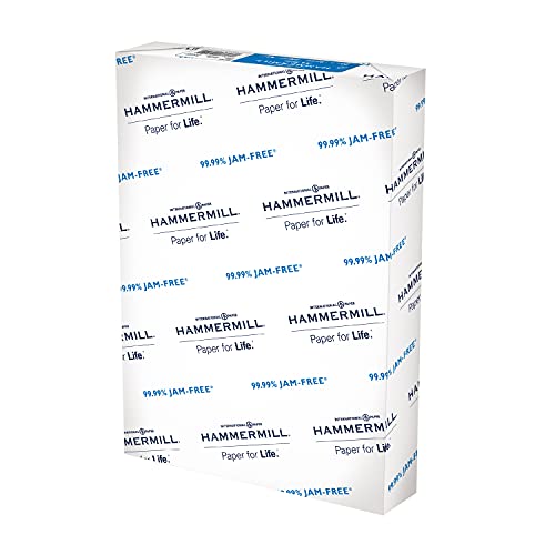 Photo 1 of Hammermill A4 Paper, 20 Lb Copy Paper (210mm X 297mm) - 1 Ream (500 Sheets) - 92 Bright, Made in the USA, 105500R 10 pack 
