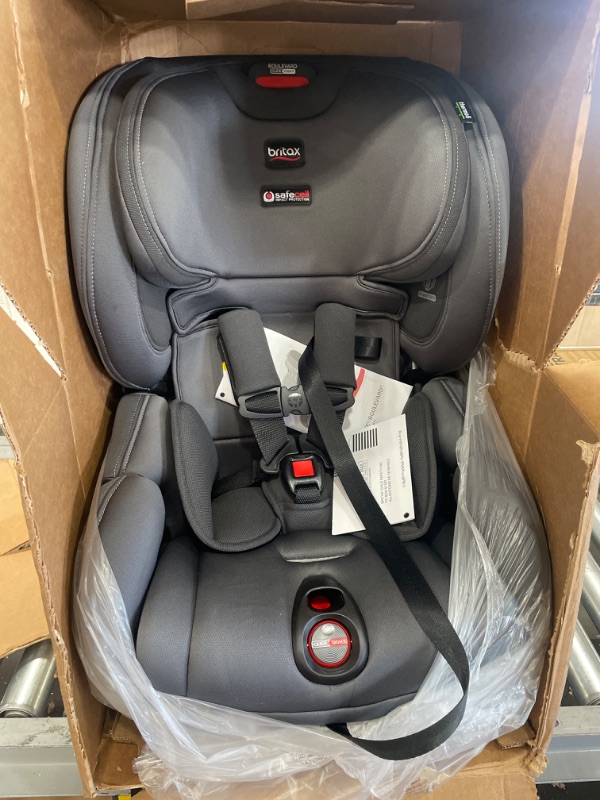 Photo 2 of Britax Boulevard ClickTight Convertible Car Seat, Cool N Dry Charcoal - Cooling & Moisture Wicking Fabric
