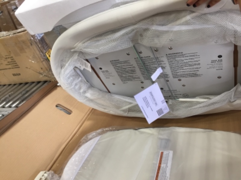Photo 2 of **PARTS ONLY**
4moms mamaRoo Sleep Bassinet, Bluetooth Baby Bassinets and Furniture with 5 Unique Motions, 4 Built-in White Noise Options, Birch
