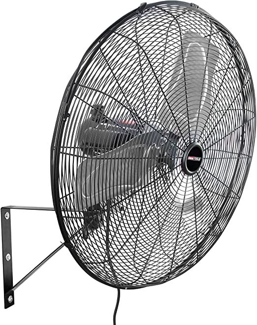 Photo 1 of OEMTOOLS OEM24894 30 Inch Outdoor Oscillating Wall Mount Fan, 7200 CFM Max. Wall Mounted Fan, 90 Degree Outdoor Wall Mount Oscillating Fan
