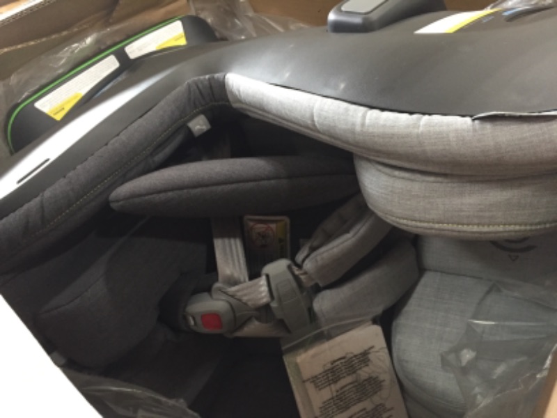 Photo 3 of Knox Convertible Car Seat - Jordan (Charcoal mélange with Citron Accent) Wool Version
