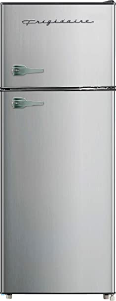 Photo 1 of **PARTS ONLY**
Frigidaire EFR751, 2 Door Apartment Size Refrigerator with Freezer, 7.2 cu ft, Platinum Series, Stainless Steel, 7.5
