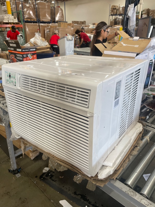 Photo 4 of Keystone 18,500 BTU 230-Volt Window/Wall Air Conditioner with 16,000 BTU Supplemental Heat Capability in White
